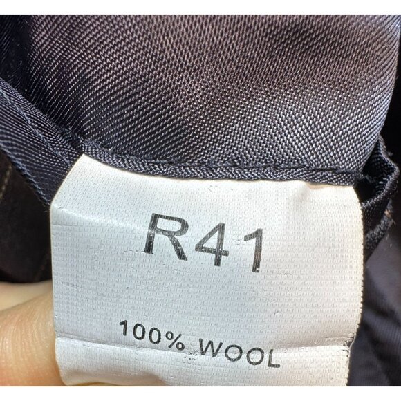 Jos. A. Bank Signature Collection Mens Pinstripe Wool Suit R41Navy Blue - Picture 4 of 16